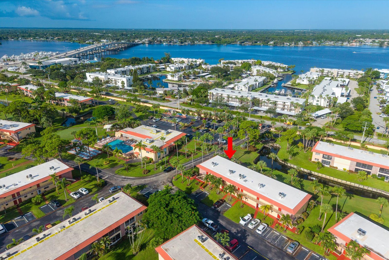 Aerial view — 1917 SW Palm City Road, Apt G
