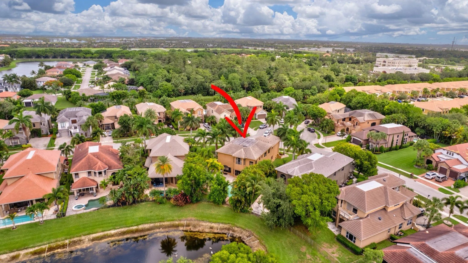 Aerial view — 3501 Collonade Drive